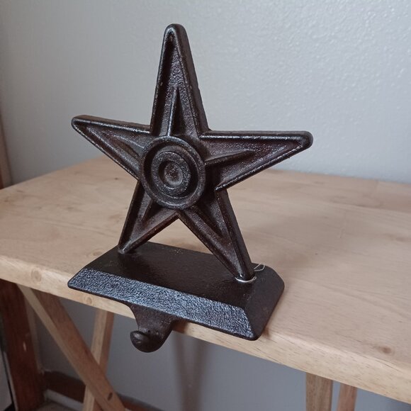 Metal Christmas Stocking Holder Star - Picture 2 of 7